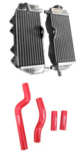 Load image into Gallery viewer, GPI aluminum radiator&silicone hose for 2002-2018 Yamaha YZ250 2-stroke 2003 2004 2005 2006 2007 2008 2009 2010 2011 2012 2013 2014 2015 2016 2017