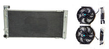 Load image into Gallery viewer, GPI Aluminum radiator + fans for VW Golf 2 & Corrado VR6 Turbo Manual MT 1995 1996 1997 1998