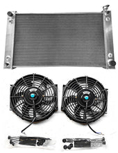 Load image into Gallery viewer, GPI 2 Row Aluminum Radiator & FANS For 1988-1999 Chevy GMC C/K 1500 2500 3500 Pickup 5.7 V8 1988 1989 1990 1991 1992 1993 1994 1995 1996 1997 1998 1999