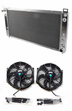 Load image into Gallery viewer, GPI Aluminum Radiator&fans for Chevy Silverado Cadillac GMC YUKON 4.8 5.3 6.0 /6.2 V8