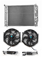 Load image into Gallery viewer, GPI 3 Row Aluminum Radiator& two fans For 2005-2013 Chevrolet Corvette C6 SSR 9-7x V8 2005 2006 2007 2008 2009 2010 2011 2012 2013