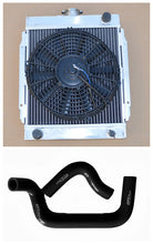 Load image into Gallery viewer, GPI Aluminum Radiator & HOSE & FAN For 1970-1976 Nissan Datsun B110 1200 120Y B210 1.2L A12 I4 MT 1970 1971 1972 1973 1974 1975 1976