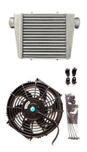 Load image into Gallery viewer, Universal 18*13.2*3.3" FMIC Front Mount Aluminum Intercooler & fan Tube&Fin Turbo