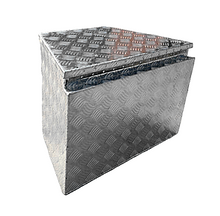 Load image into Gallery viewer, 29"x15.2"x18"  Trailer Tongue  Diamond Plate Aluminum Tool Box For Truck Pickup Storage