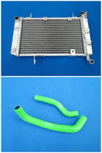 Load image into Gallery viewer, GPI Aluminum Radiator & Hose & Fan FOR 2003-2008 Suzuki LTZ400 KFX400 DVX400 2003 2004 2005 2006 2007 2008