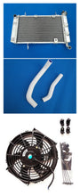 Load image into Gallery viewer, GPI Aluminum Radiator & Hose & Fan FOR 2003-2008 Suzuki LTZ400 KFX400 DVX400 2003 2004 2005 2006 2007 2008
