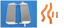 Load image into Gallery viewer, GPI Aluminum Radiator + hose FOR 2001-2008 Suzuki RM250 RM 250 2-stroke 2001 2002 2003 2004 2005 2006 2007 2008