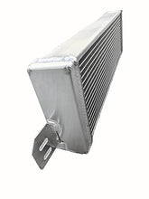 Load image into Gallery viewer, GPI Air to water aluminum intercooler liquid heat exchanger new & fans Overall Size: 23.5x6.75x2.75(end-tank) inch