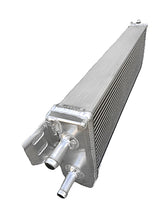 Load image into Gallery viewer, GPI Air to water aluminum intercooler liquid heat exchanger new & fans Overall Size: 23.5x6.75x2.75(end-tank) inch