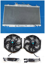 Load image into Gallery viewer, GPI 2 ROW Aluminum Radiator & fans for 2002-2006 Acura RSX Integra DC5 2.0L L4 MT 2002 2003 2004 2005 2006