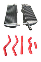 Load image into Gallery viewer, GPI Aluminum radiator and hose for Honda CR 125 R CR125R 2-STROKE 1989