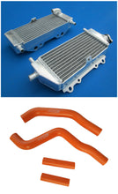 Load image into Gallery viewer, GPI Aluminum radiator & HOSE For 2003-2008 Kawasaki KX125 2005 2006 2007 / 2003-2004 KX250