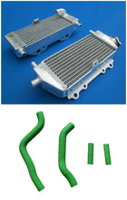 Load image into Gallery viewer, GPI Aluminum radiator & HOSE For 2003-2008 Kawasaki KX125 2005 2006 2007 / 2003-2004 KX250