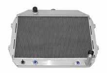 Load image into Gallery viewer, GPI 3 ROW Aluminum Radiator & fans FOR 1970-1975 Nissan Datsun 240Z 260Z L24 L26 AT 1970 1971 1972 1973 1974 1975