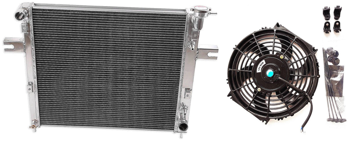 2008 - 2010 Jeep Grand Cherokee Engine / Radiator Cooling Fan - (3.7L V6 +  4.7L