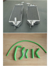 Load image into Gallery viewer, GPI Aluminum radiator + hose for Kawasaki KX500 KX 500 2-stroke 1998 1999 2000 2001 2002 2003 2004