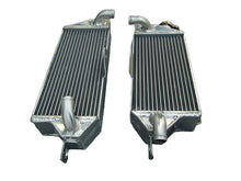 Load image into Gallery viewer, GPI Aluminum radiator + hose for 1988-2004 Kawasaki KX500 KX 500 2-stroke 1988 1999 2000 2001 2002 2003 2004