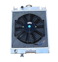 Load image into Gallery viewer, GPI 40mm Aluminum Radiator & fan FOR 1989-1994 SUZUKI SWIFT GTI 1.0/1.3/1.6 1989 1990 1991 1992 1993 1994