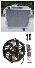 Load image into Gallery viewer, GPI Aluminum Radiator & fan For 1962-1965 Ford Capri MK1 MK2 MK3 Kent 1.3L 1.6L 2.0 Essex/Escort 1.6 /1962 1963 1964 1965
