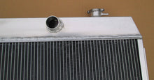 Load image into Gallery viewer, 62mm 3 Row Aluminum Radiator& FAN For 1955-1957 Chevy V8 Cars CC5056 Bel Air 6 Cyl Mount 1955 1956 1957