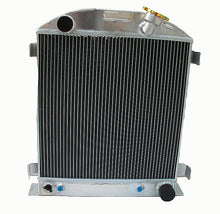 Load image into Gallery viewer, GPI Aluminum Radiator + Fan For FORD CHOPPED CHEVY ENGINE 1932