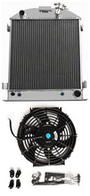 Load image into Gallery viewer, GPI Aluminum Radiator + Fan For FORD CHOPPED CHEVY ENGINE 1932