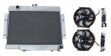 Load image into Gallery viewer, Aluminum Radiator+Fans For 1972-1986 Jeep CJ Series CJ-5 CJ-7 w/Chevy V8 Conversion Engine 1973 1974 1975 1976 1977 1978 1979 1980 1981 82 83 84 85