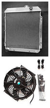 Load image into Gallery viewer, 62MM ALUMINUM RADIATOR & fan FOR 1954-1956 BUICK SPECIAL/ Roadmaster /Century/Super 1954 1955 1956