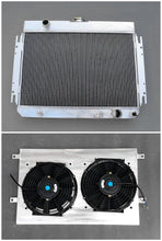 Load image into Gallery viewer, GPI Aluminum Radiator & Shroud & FANS FOR 1963-1968 Chevy Impala / 1964-1967 Chevy El Camino 1963 1964 1965 1966 1967 1968