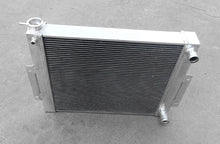 Load image into Gallery viewer, 2.5"CORE aluminum radiator+fan for 1976-1986 JEEP CJ7 With Chevy V8 LS SWAP  manual 1977 1978 1979 1980 1981 1982 1983 1984 1985 1987