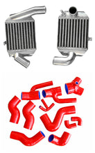 Load image into Gallery viewer, GPI Aluminum Intercooler & Hose For Audi A4 S4 B5 SR4 Avant A6 C5 Bi-Turbo 2.7L 1997-2005 1997 1998 1999 2000 2001 2002 2003 2004 2005