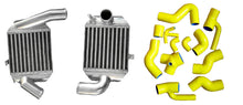 Load image into Gallery viewer, GPI Aluminum Intercooler & Hose For Audi A4 S4 B5 SR4 Avant A6 C5 Bi-Turbo 2.7L 1997-2005 1997 1998 1999 2000 2001 2002 2003 2004 2005