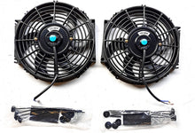 Load image into Gallery viewer, Aluminum radiator+fans for 1976-1986 JEEP CJ7 With Chevy V8 LS SWAP manual 1977 1978 1979 1980 1981 1982 1983 1984 1985 1987