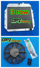 Load image into Gallery viewer, GPI 3 ROW ALUMINUM RADIATOR & Fan FOR 1949-1954 Chevy Cars V8 1949 1950 1951 1952 1953 1954