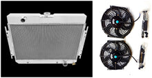 Load image into Gallery viewer, GPI 3 ROW ALUMINUM RADIATOR + FANS for 1963-1968 CHEVY CHEVELLE/ IMPALA RADIATOR 1963 1964 1965 1966 1967 1968