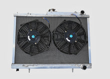 Load image into Gallery viewer, GPI 52MM Aluminum Radiator& FANS FOR 1994-1998 NISSAN SKYLINE R33 R34 GTR GTS-T GTST RB25DET MT 1994 1995 1996 1997 1998