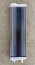 Load image into Gallery viewer, GPI Air to water aluminum intercooler liquid heat exchanger SILVER Overall size: 23.5x6.75x2.75(end-tank) inch