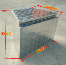Load image into Gallery viewer, 29"x15.2"x18"  Trailer Tongue  Diamond Plate Aluminum Tool Box For Truck Pickup Storage