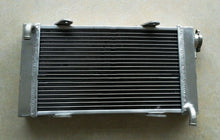Load image into Gallery viewer, 50mm Aluminum Radiator & fans FOR Go Kart go-kart karting 17 3/4"W x 9 1/2"H x 2"T size