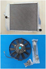 Load image into Gallery viewer, GPI Aluminum radiator +FAN Fit 1955 - 1971 JEEP CJ5 CJ6 DJ5 DJ6 F4 1955 1956 1957 1958 1959 1960 1961 1962 1963 1964 1965 1966 1967 1968 1969 1970 1971