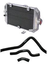 Load image into Gallery viewer, GPI ATV aluminum radiator+ HOSE+ Fan For 2001-2005 Yamaha 660R Raptor 660 YFM660R YFM 660 R 2001 2002 2003 2004 2005