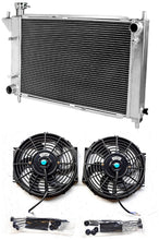 Load image into Gallery viewer, GPI 3row Aluminum Radiator & Shroud fans FOR 1994-1996 Ford Mustang GT/GTS/SVT 3.8L 5.0L MT 1994 1995 1996