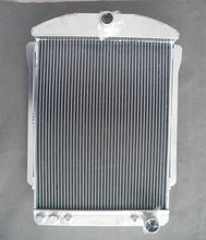 Load image into Gallery viewer, GPI 56MM Core Aluminum Radiator+Fan For 1940 1941 Chevy Street Rod 3.5L L6 Polished AT / MT