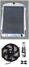 Load image into Gallery viewer, GPI 56MM Core Aluminum Radiator+Fan For 1940 1941 Chevy Street Rod 3.5L L6 Polished AT / MT