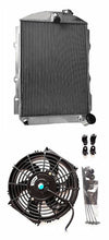 Load image into Gallery viewer, GPI 5 ROW Aluminum Radiator & FAN For 1938 Chevrolet Hot Street Rod W/Chevy 6 Cylinder 38 M