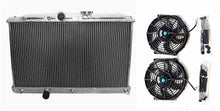 Load image into Gallery viewer, GPI Aluminum Radiator& Fans For 1992-1998 Toyota Corolla AE101/AE111 4A-GE1.6L 20V M/T 1992 1993 1994 1995 1996 1997 1998