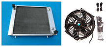 Load image into Gallery viewer, GPI Aluminum Radiator & fan for 1989-1994 Land Rover Defender & Discovery 200 TDI 2.5 Turbo diesel 1989 1990 1991 1992 1993 1994