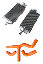 Load image into Gallery viewer, Aluminium Radiator +Hose For 400 450 525 SX/MXC/EXC 2003 2004 2005 2006 2007