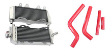 Load image into Gallery viewer, GPI L&R Aluminum RADIATOR + Silicone Hose For 2002-2004 Yamaha YZ125 YZ 125 2002 2003 2004