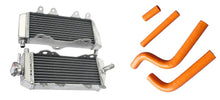 Load image into Gallery viewer, GPI L&R Aluminum RADIATOR + Silicone Hose For 2002-2004 Yamaha YZ125 YZ 125 2002 2003 2004